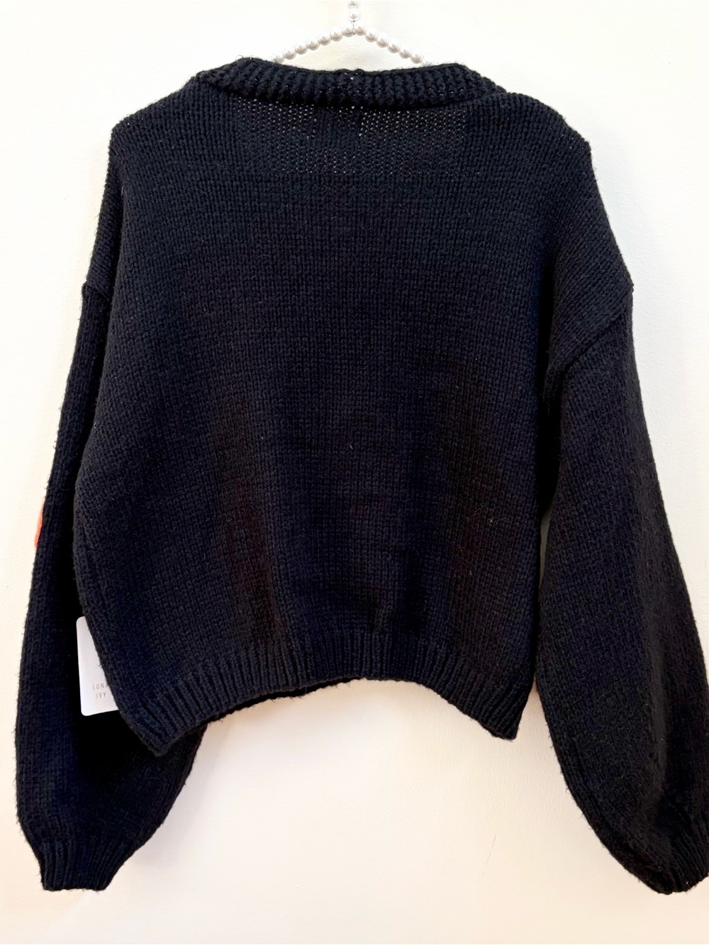 Luna Ivy Pumpkin Halloween Cardigan Sweater NWT - Picture 6 of 6